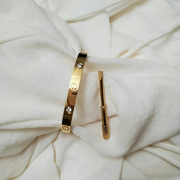 Screwdriver bangle love bangle 18k gold plated - Picture 7 of 15